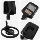 Metal detektor med LCD-display 3 modeller 19 cm spole Sort