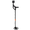 Metal detektor med LCD-display 3 modeller 19 cm spole Sort
