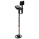 Metal detektor med LCD-display 3 modeller 19 cm spole Sort