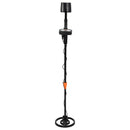 Metal detektor med LCD-display 3 modeller 19 cm spole Sort
