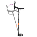 Metal detektor med LCD-display 3 modeller 19 cm spole Sort