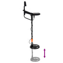 Metal detektor med LCD-display 3 modeller 19 cm spole Sort