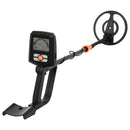 Metal detektor med LCD-display 3 modeller 19 cm spole Sort