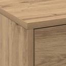 TV-bord med LED Artisan eg 140 x 34 x 40 cm Konstrueret træ