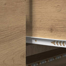 TV-bord med LED Artisan eg 140 x 34 x 40 cm Konstrueret træ