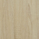 TV-bord med LED Sonoma eg 165 x 34 x 40 cm Konstrueret træ
