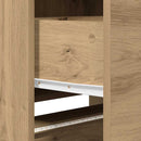 TV-bord med LED Artisan eg 165 x 34 x 40 cm Konstrueret træ