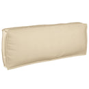 Sofa Sæt med pude Beige 133 x 92 x 69 cm Massivt Akacietræ
