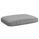 Sofa Sæt med pude Ensfarvet 2 pcs Grå Massivt Akacietræ