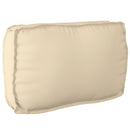 Sofa Sæt med pude Ensfarvet 3 pcs Beige Massivt Akacietræ