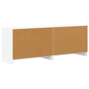 Sengeskab 2 pcs Hvid 66 x 35 x 48 cm Konstrueret træ