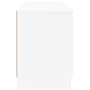 Sengeskab 2 pcs Hvid 66 x 35 x 48 cm Konstrueret træ