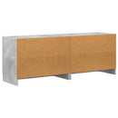Sengeskab 2 pcs Betongrå 66 x 35 x 48 cm Konstrueret træ