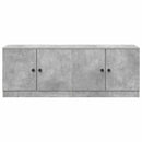 Sengeskab 2 pcs Betongrå 66 x 35 x 48 cm Konstrueret træ