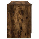 Sengeskab 2 pcs Røget eg 66 x 35 x 48 cm Konstrueret træ