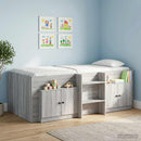 Sengeskab 2 pcs Grå Sonoma 66 x 35 x 48 cm Konstrueret træ