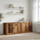 Sengeskab 2 pcs Gammelt træ 66 x 35 x 48 cm Konstrueret træ