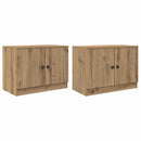 Sengeskab 2 pcs Artisan-eg 66 x 35 x 48 cm Konstrueret træ