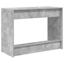 Sengebord Betongrå Konstrueret træ 100 x 45 x 75 cm