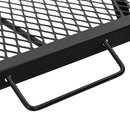 Foldbart Camping Grill Sort 58 x 31 x 2 cm Legeret Stål