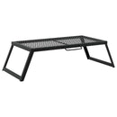 Foldbart Camping Grill Sort 58 x 31 x 2 cm Legeret Stål