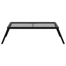 Foldbart Camping Grill Sort 58 x 31 x 2 cm Legeret Stål