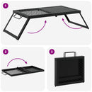 Foldbart Camping Grill Sort 31,5 x 26,5 x 4 cm Legeret Stål