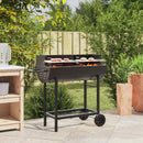 Kulgrill 96,5 x 42,5 x 88,5 cm Sort