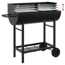 Kulgrill 96,5 x 42,5 x 88,5 cm Sort