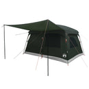 Familietelt med tag Army Grøn 320 x 210 x 180 cm Polyester