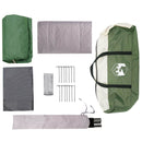 Familietelt med tag Grøn 380 x 260 x 190 cm Polyester