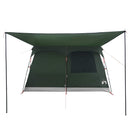 Familietelt med tag Army Grøn 380 x 260 x 190 cm Polyester