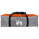 Familietelt Grå og orange 500 x 400 x 230 cm Polyester og Stål
