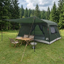 Familietelt Army Grøn 500 x 400 x 230 cm Polyester og Stål