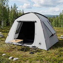 Hyttetelt med tag Hvid Blackout 210 x 210 x 138 cm Polyester