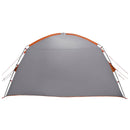 Hyttetelt med tag Grå og orange 300 x 210 x 156 cm Polyester