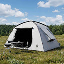 Hyttetelt med tag Hvid Blackout 300 x 210 x 156 cm Polyester