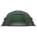 Hyttetelt med tag Army Grøn 400 x 210 x 180 cm Polyester