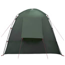 Hyttetelt med tag Army Grøn 400 x 210 x 180 cm Polyester