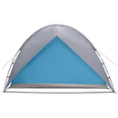 Camping telt med regnslag vandafvisende Blå 245 x 245 x 149 cm