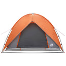 Camping telt med regnslag vandafvisende Kuppel Grå og orange