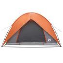 Camping telt med regnslag vandafvisende Kuppel Grå og orange
