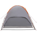 Camping telt med regnslag vandafvisende Kuppel Grå og orange