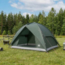 Camping telt med regnslag vandafvisende Kuppel Army Grøn