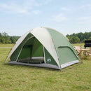Camping telt med regnslag vandafvisende Grøn 360 x 245 x 185 cm