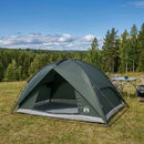 Camping telt med regnslag vandafvisende Kuppel Army Grøn