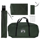 Bil Telt med tag Army Grøn 350 x 250 cm Polyester og Stål