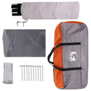 Tailgate awning vandafvisende Grå og orange 405 x 280 x 220 cm