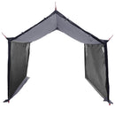 Camping tarp med mesh vægge Grå og orange 340 x 260 x 220 cm