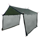 Camping tarp med mesh vægge Army Grøn 340 x 260 x 220 cm